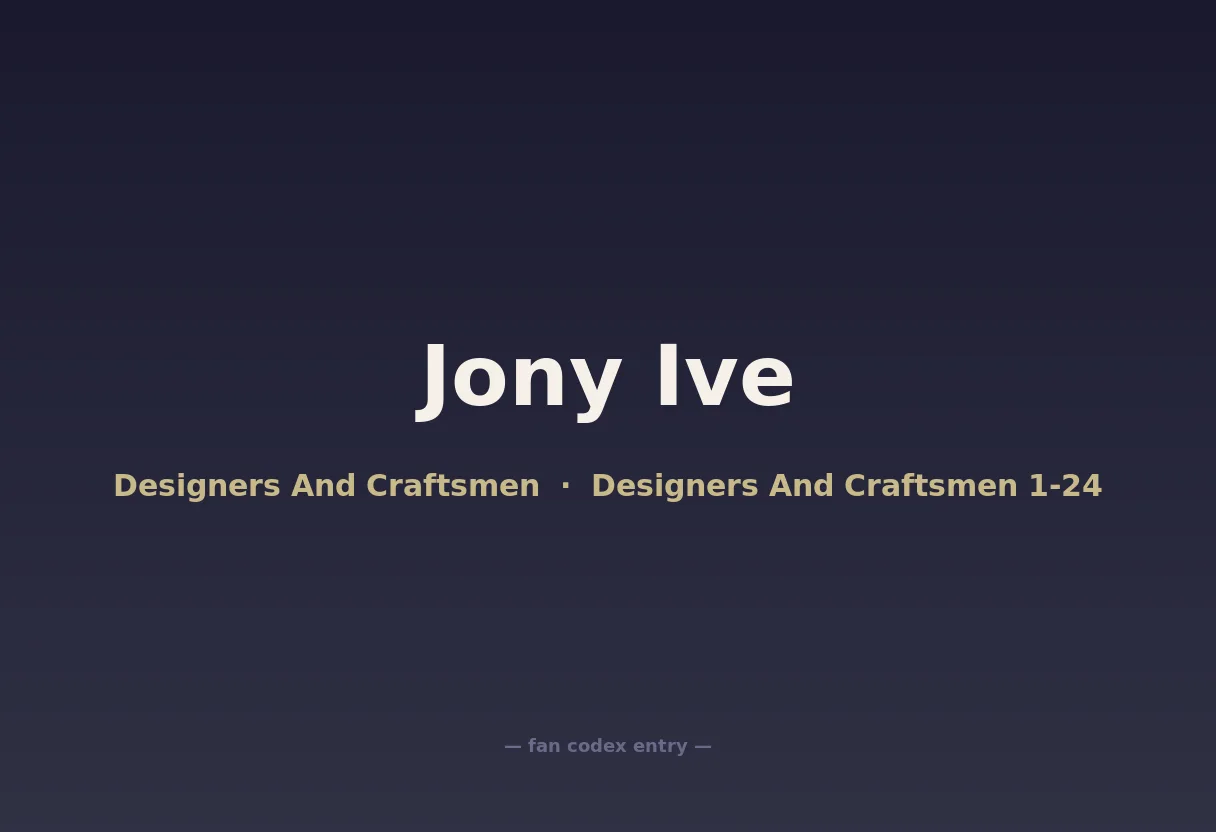 Jony Ive