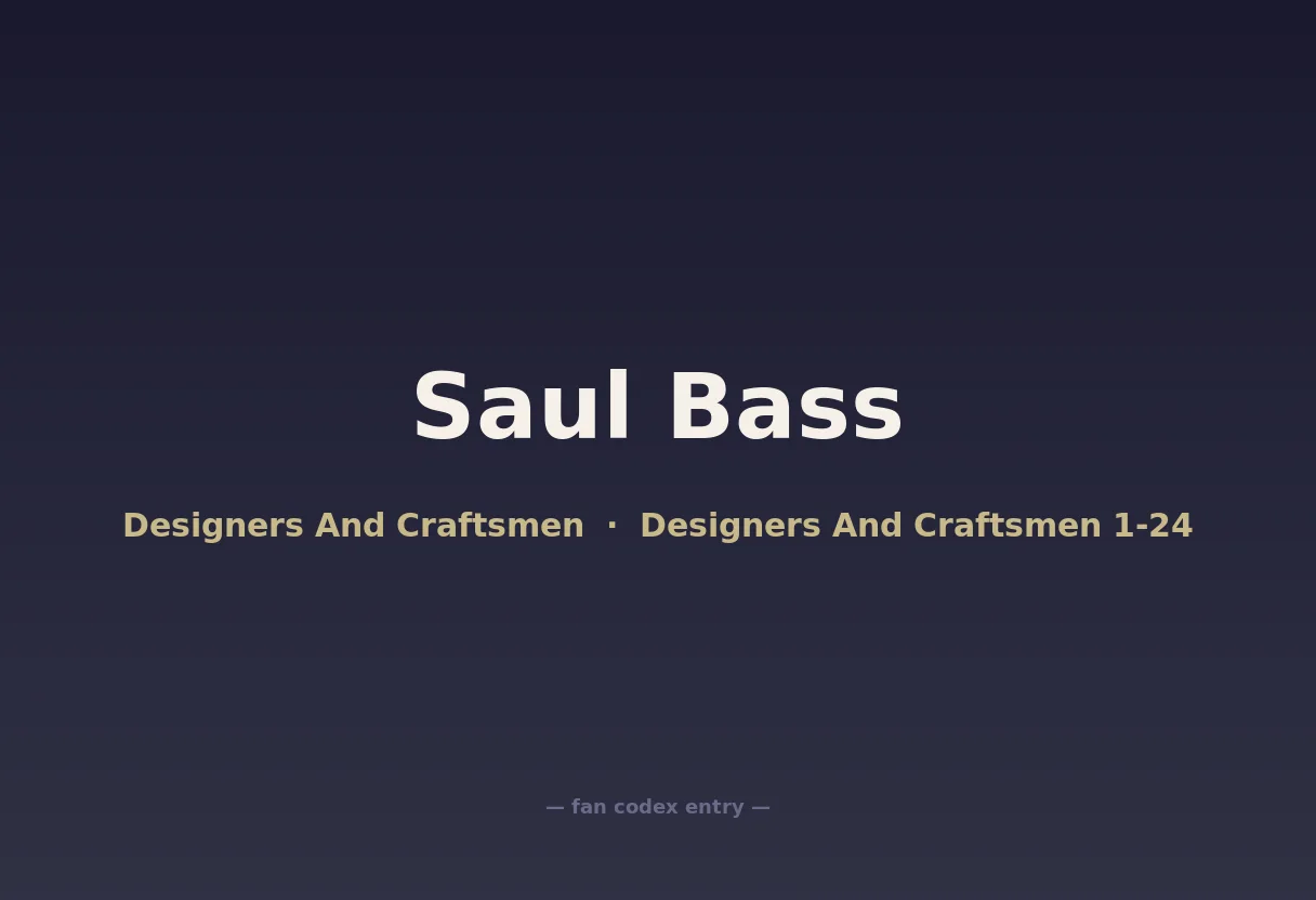 Saul Bass